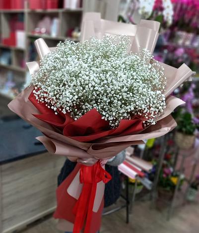 Букет цветов из: Гипсофила в Глажево
