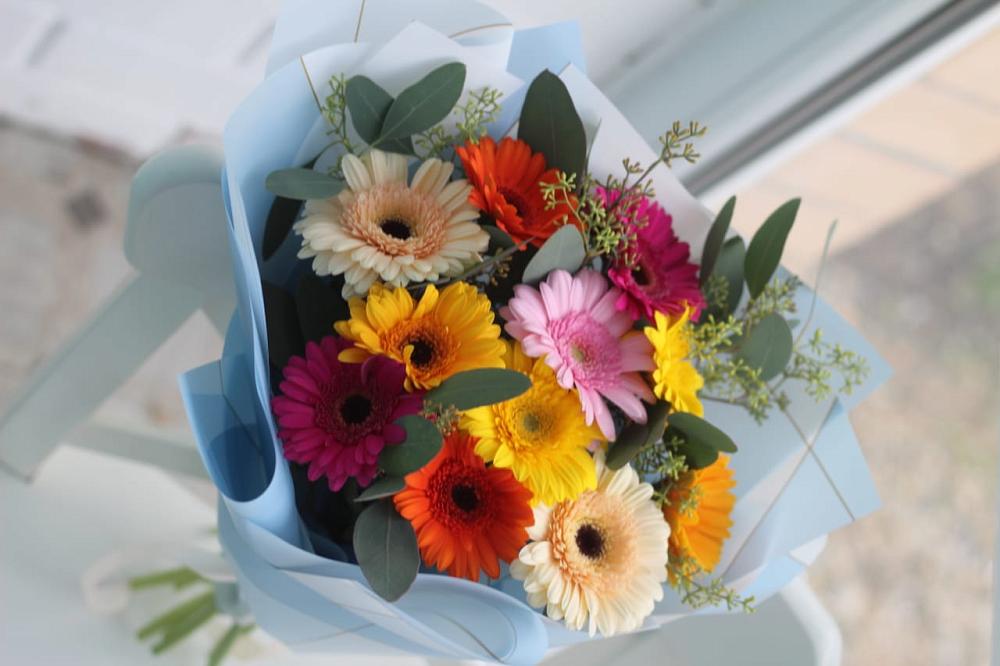 Букет цветов из: Герберы в Глажево