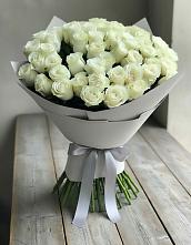 Букет 35 Белых роз в Глажево
