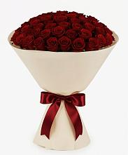 Букет 101 Бордовая роза Блэк Бакарра в Глажево