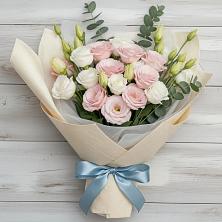 Букет цветов из:  Лизиантусы в Глажево