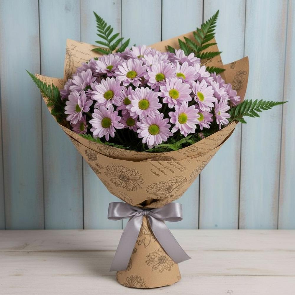 Букет цветов из: Хризантемы в Глажево