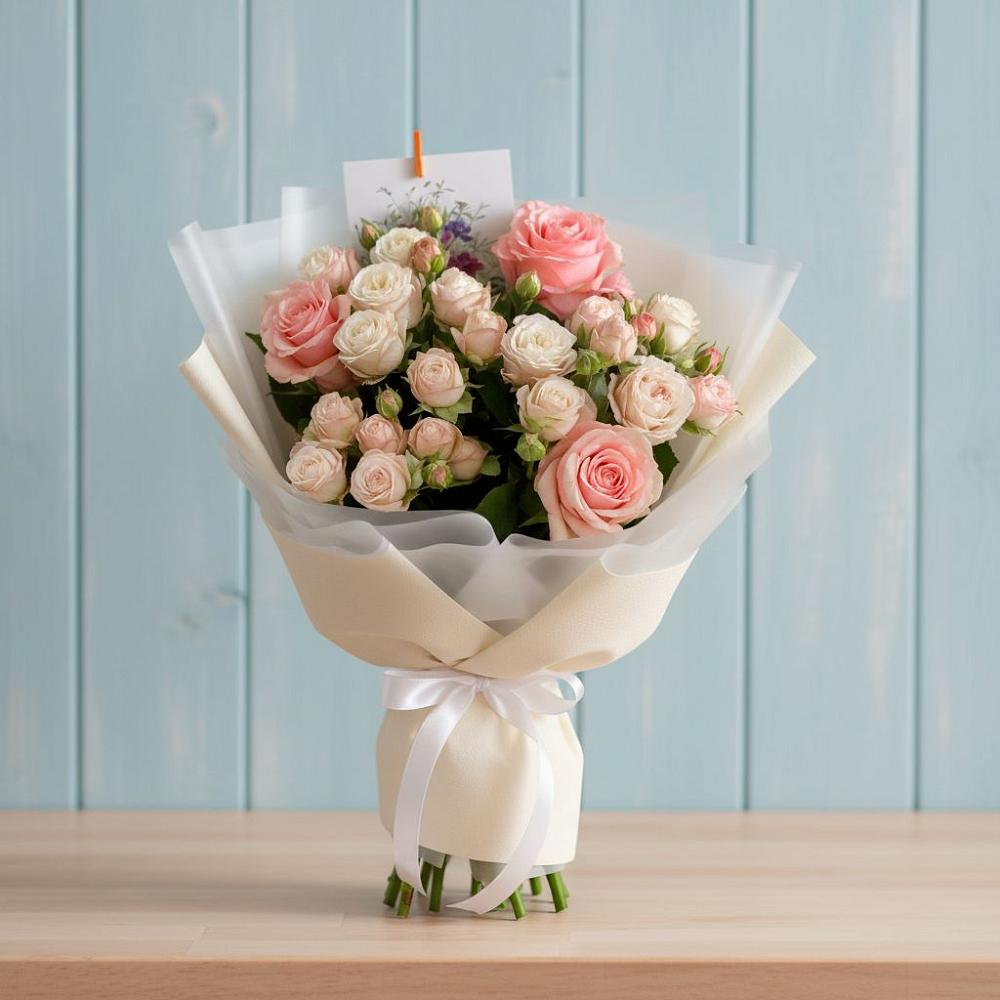 Букет цветов из: Розы в Глажево