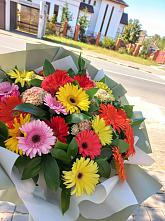 Букет цветов из:  Герберы #REPLACE_PRED# Глажево