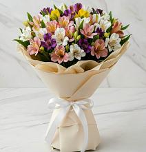 Букет цветов из:  Альстромерии в Глажево