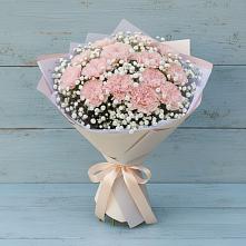 Букет цветов из:  Гвоздики в Глажево