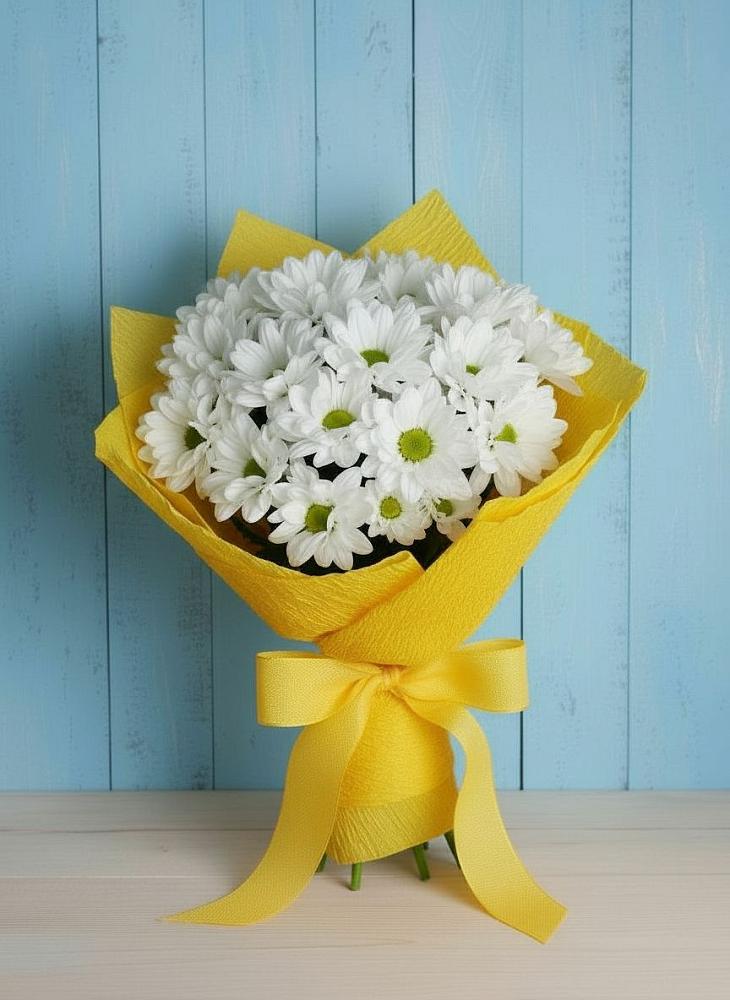 Букет цветов из: Хризантемы в Глажево