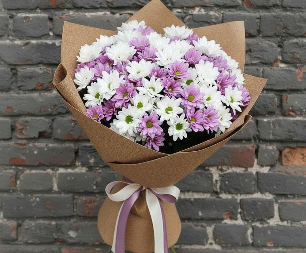 Букет цветов из: Хризантемы в Глажево