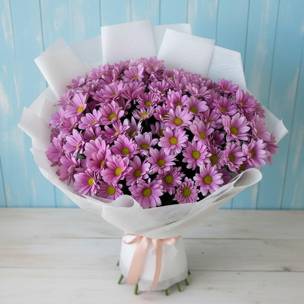 Букет цветов из: Хризантемы в Глажево
