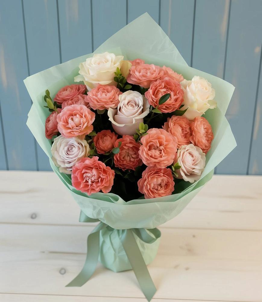 Букет цветов из: Розы в Глажево