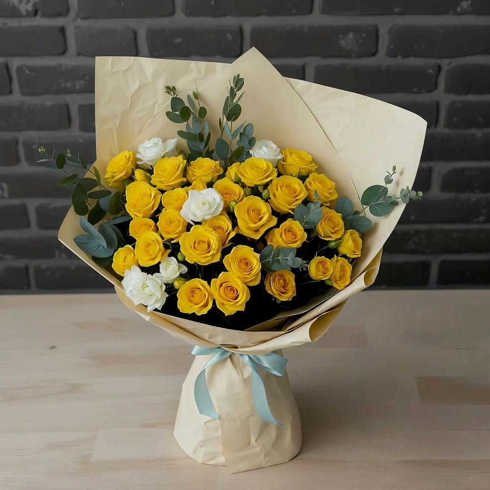 Букет цветов из: Розы в Глажево