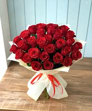 Букет 29 Красных роз в Глажево