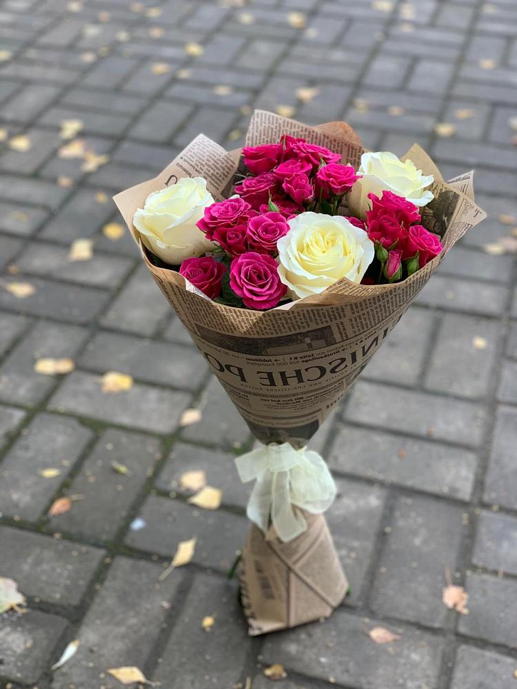 Букет цветов из: Розы в Глажево