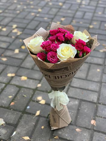 Букет цветов из: Розы в Глажево