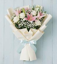 Букет цветов из:  Лилии в Глажево